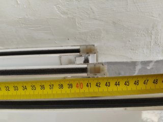 2 Hojas Ventana Aluminio Climalit 108x43