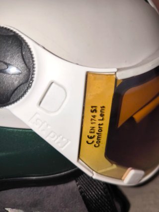 Casco sci CP con visiera
