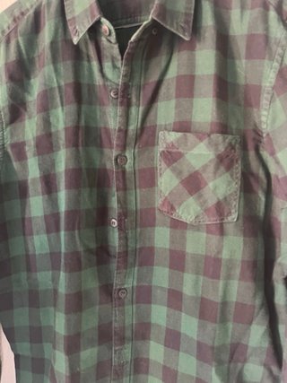 Camisa cuadros Pull&Bear M