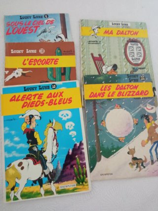 Tebeos Lucky Luke en francés