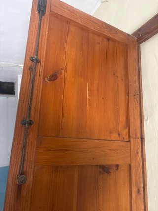 Puerta antigua de madera 123x240