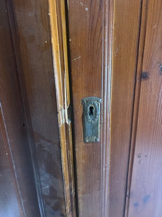 Puerta antigua de madera 123x240