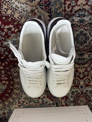 Alexander McQueenxUomo Bianco-Nero N45 ORIGINALI