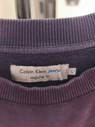 Sudadera Calvin Klein Jeans Azul Talla L
