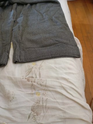 Pantaloni larghi grigi