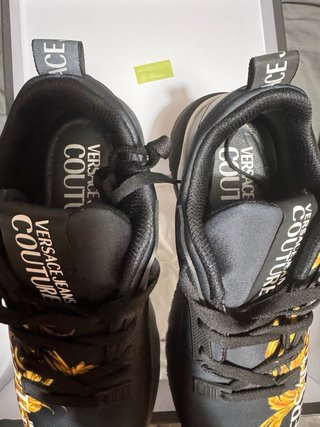 Zapatillas Versace Jeans Couture Negras Doradas