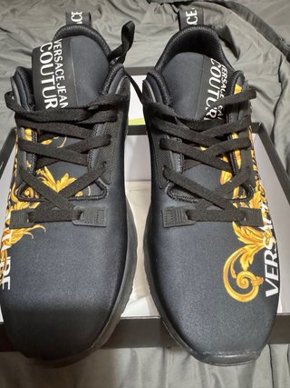 Zapatillas Versace Jeans Couture Negras Doradas