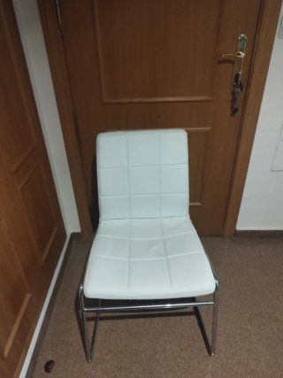 6 Sillas Comedor Polipiel Blancas