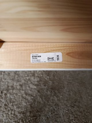 2 Sillas IKEA Stefan Blancas + Cojines