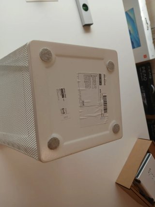 2 Papeleras Metálica Blanca Ikea