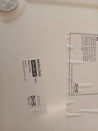 2 Papeleras Metálica Blanca Ikea