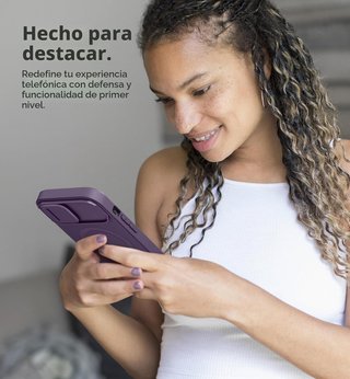 Funda Magnética iPhone 15 SURITCH púrpura