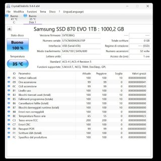 1TB SSD SAMSUNG 870 EVO SATA 2.5 NUOVO