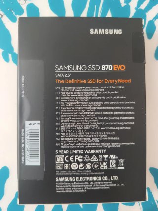 1TB SSD SAMSUNG 870 EVO SATA 2.5 NUOVO