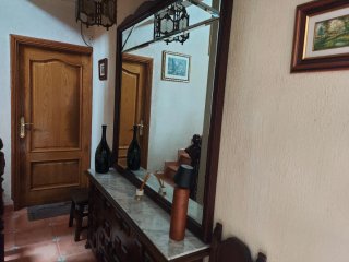 Espejo de pasillo madera