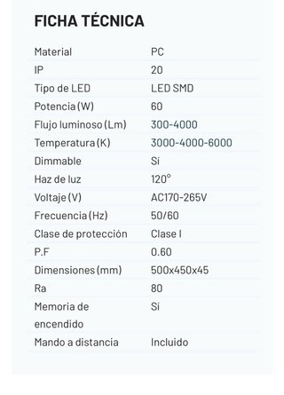 Lámpara iluminación luz Salón comedor Plafon