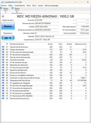 Disco duro 3,5" Western Digital Blue 1Tb SATA