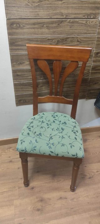 Conjunto 6 Sillas Madera Comedor Tapizadas