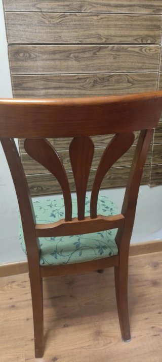 Conjunto 6 Sillas Madera Comedor Tapizadas