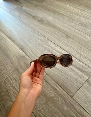 Occhiali da sole vintage marroni