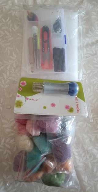 Kit Fieltro Aguja 35 Colores + Herramientas