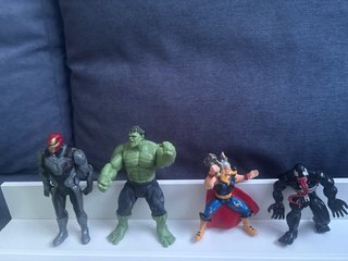 Lote Figuras Marvel Hulk Thor Iron Man Venom
