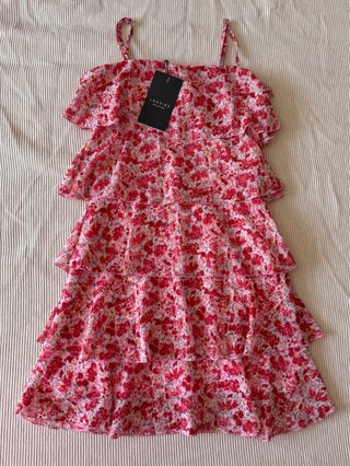 Vestido Fiesta NUEVO de Loavies Floral Rosa - XS/S