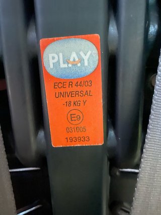 Silla de coche Play hasta 18 kg