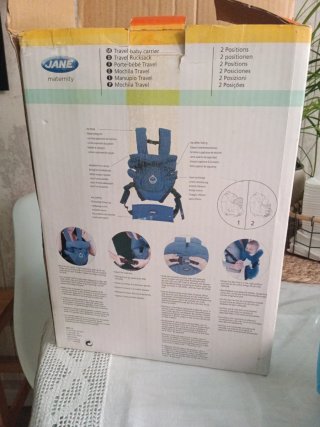 Mochila portabebés Jane azul
