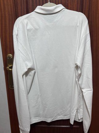 Polo Ralph Lauren L blanco manga larga NUEVO