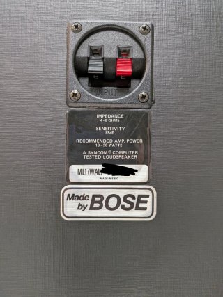 Altavoces Bose ML1 (WAL)