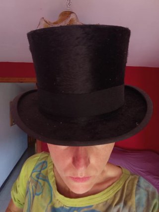 Sombrero de copa Gasol antiguo
