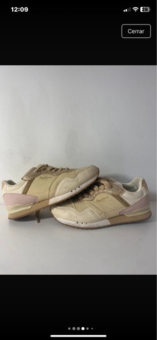 Zapatillas Pepe Jeans Beige y Rosa