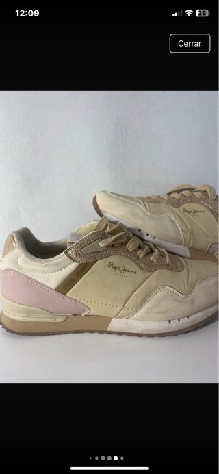 Zapatillas Pepe Jeans Beige y Rosa