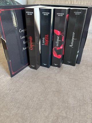 Libros saga crepusculo con su caja