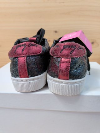 Zapatillas You Young Coveri Mujer Negro Rojo Talla