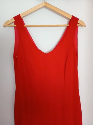 Vestido largo midi mujer