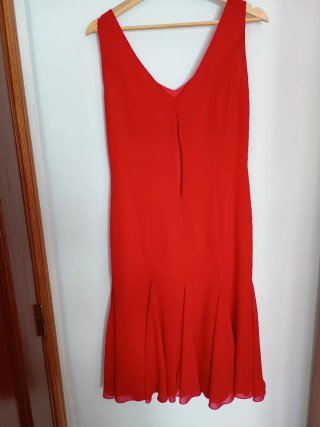 Vestido largo midi mujer