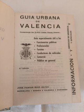 Guia urbana de Valencia. 1977