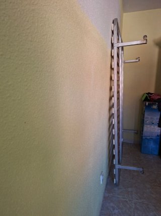 Somier metálico 1,35m con lamas de madera