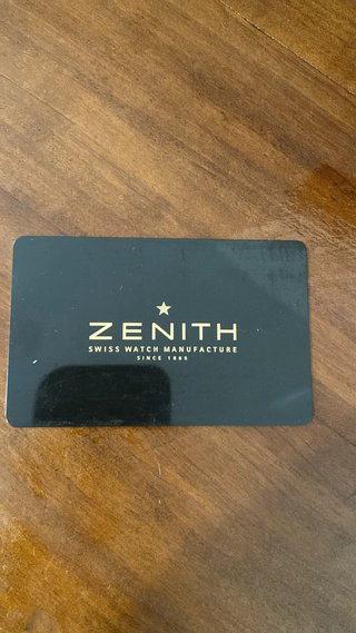 Reloj Zenith El Primero 37mm Cronómetro