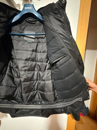 Chaqueta Moto Bering Negra y Roja