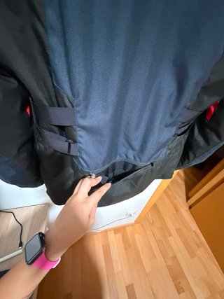 Chaqueta Moto Bering Negra y Roja