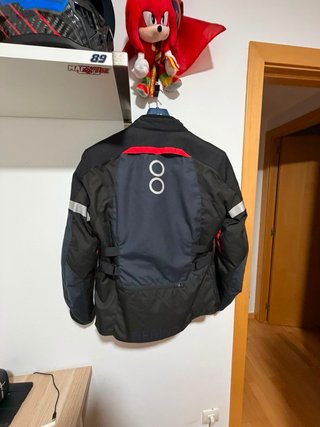Chaqueta Moto Bering Negra y Roja