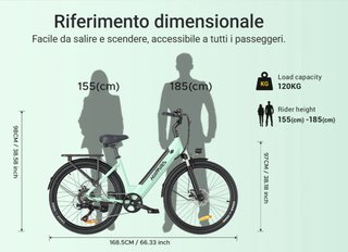 Bicicletta Elettrica HillMiles MileCity1