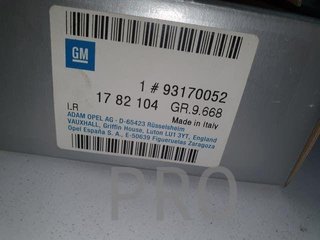 Embellecedor radio opel agila A nuevo 93170052