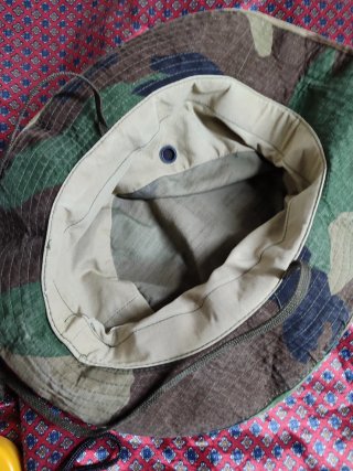 Sombrero Boonie Mil-Spec Camuflaje Woodland