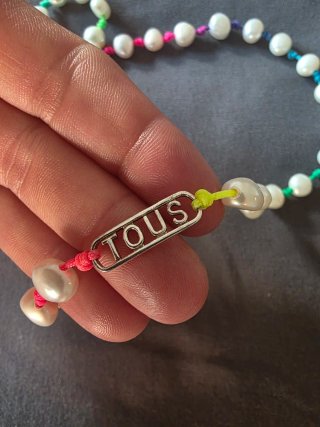 Collar Tous Perlas Cultivadas Nylon Multicolor