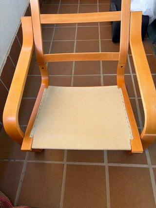 Sillón Poäng Ikea Beige y Madera
