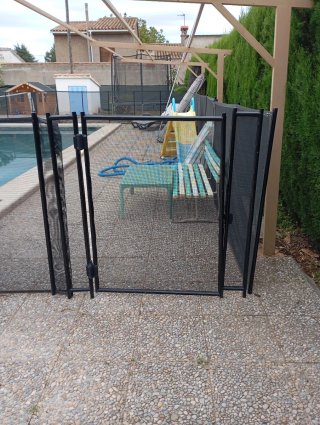 Valla de seguridad para piscina
